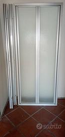 Box Doccia in cristallo Apertura a Libro 188x80