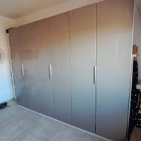 Armadio Ikea 6 ante Fardal beige lucido -  3 metri