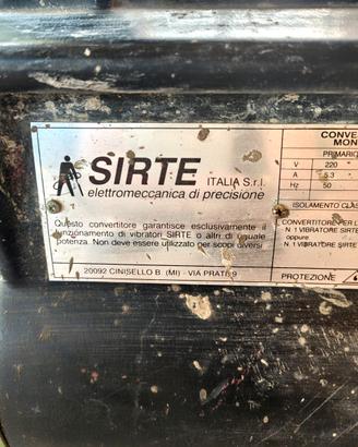 SIRTE Vibratore + convertirore per calcestruzzo