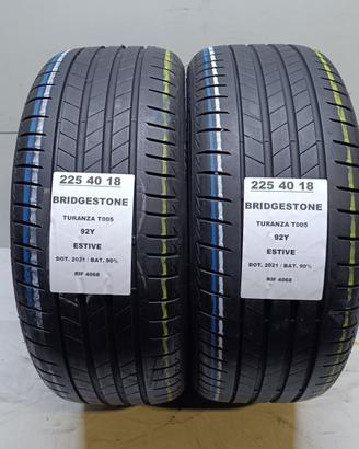 2 GOMME 225 40 18 BRIDGESTONE RIF4068