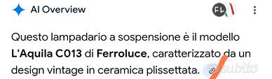 Lampadario a sospensione