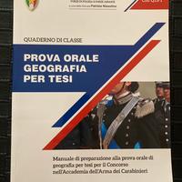 Manuali Prova Orale Geografia Carabinieri ,Finanza