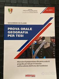 Manuali Prova Orale Geografia Carabinieri ,Finanza
