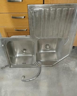 Lavello lavabo lavandino ad angolo Franke