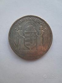 5 pengo Ungheria argento 1930