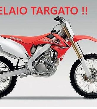 TELAIO TARGATO HONDA CRF 250 R 2010 2013
