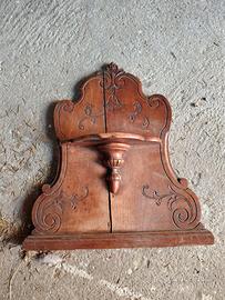 Alzatina in legno per comodino