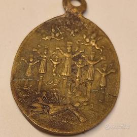 medaglia religiosa commemorativa 1862