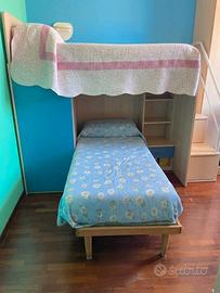Camera con letto a castello