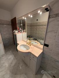 Mobile bagno in Marmo Rosa Portogallo completo