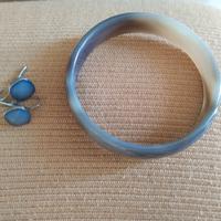 Parure bracciale più orecchini