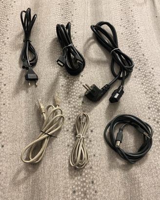Set 6 cavi (Alimentazione, HDMI, connettività)