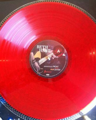 BETH HART-FRONT AND CENTER-vinili colorati