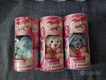 TRE NUOVI COCCOLOTTI LOVE TELLE  COLORI DIVERSI
