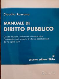 Rossano - Manuale di diritto pubblico