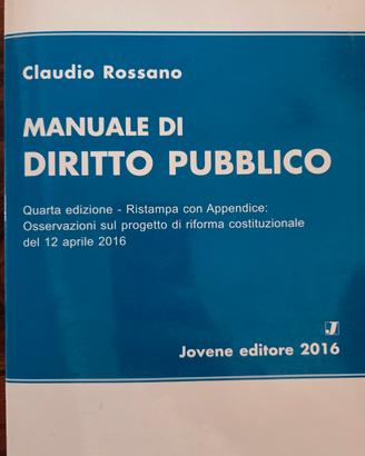 Rossano - Manuale di diritto pubblico