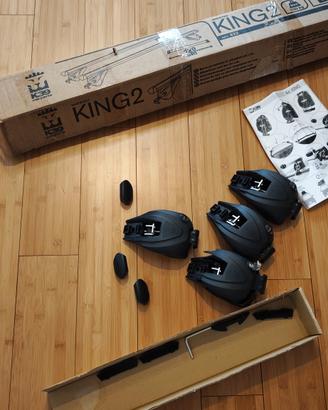 Barre portatutto auto K39 con chiave – kit complet