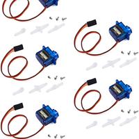 Set 5 Servomotori Micro 9G per RC & Arduino