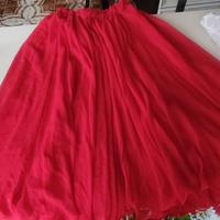 Gonna lunga di organza