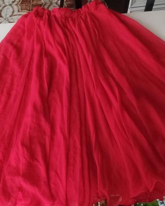 Gonna lunga di organza