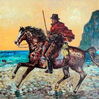 opera arte Francesco Gonzaga serigrafia su tela 