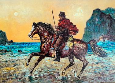 opera arte Francesco Gonzaga serigrafia su tela 