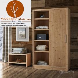 Mobili Rustici Armadio 2 Ante Legno Cd0268