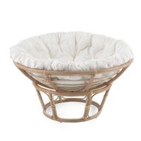 Poltrona da esterno con intreccio e cuscino Molly