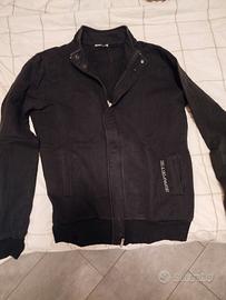 felpa con zip Papeete nera