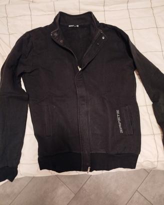 felpa con zip Papeete nera