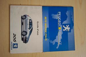 Guida d'uso e rete service Peugeot 206