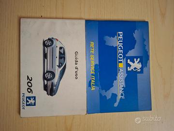 Guida d'uso e rete service Peugeot 206