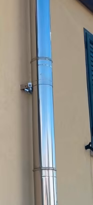 Canna fumaria acciaio inox