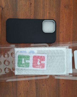 Kit protezione completa x i phone custodia e pell