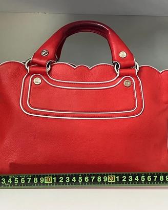 Borsa Vintage CELINE Boogie Bag Rosso Corallo