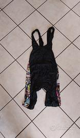 Salopette Ciclismo Vintage Imbottita Corta