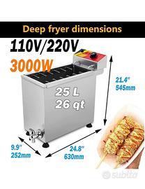 FRIGGITRICE ELETTRICA WaFFLE e CORN DOG