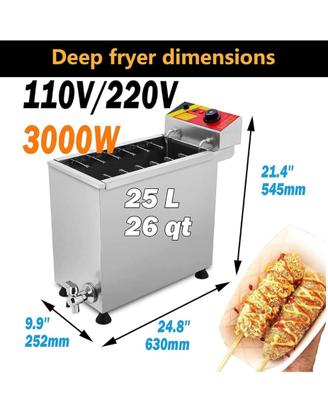 FRIGGITRICE ELETTRICA WaFFLE e CORN DOG