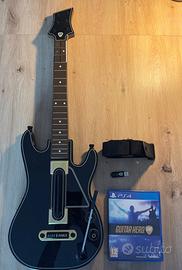 Chitarra Guitar Hero LIVE + Gioco PS4 - Completa c