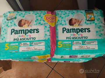 Pannolini Pampers Baby Dry Taglia 5