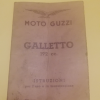 Libretto uso e manutenzione Moto Guzzi Galletto