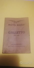 Libretto uso e manutenzione Moto Guzzi Galletto