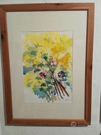 quadro dipinto ad acquerello 