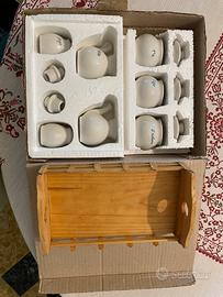 Set completo: olio/aceto, sale/pepe, the zucc caff