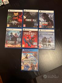 Giochi ps5 e ps4