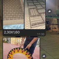 Tappeto più specchio etnico