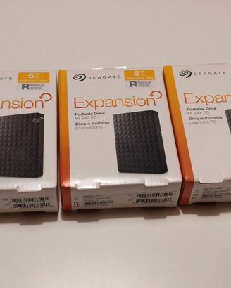 Hard disk Seagate 5 tb NUOVI