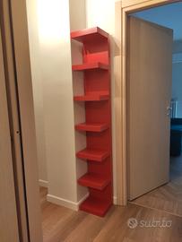 Libreria Lack Ikea Rossa 
