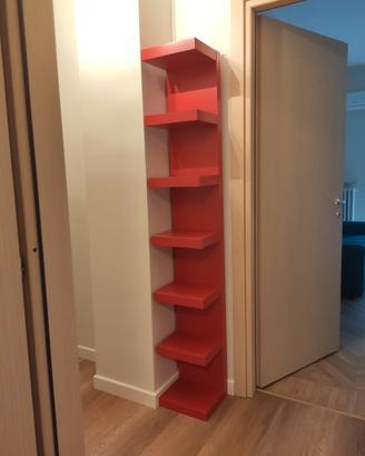 Libreria Lack Ikea Rossa 