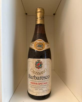 Vino Barbaresco Calissano riserva DOC 1970